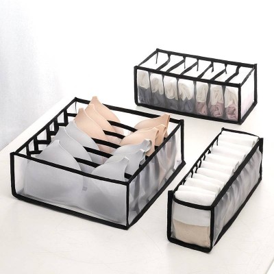 Multi Compartment Underwear Storage Box For Store Clothes In Drawer Partition Sock Storage Box