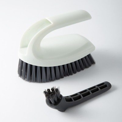 Multi-functional Household Plastic Cleaning Brush With Small Brush For Kitchen Cleaning Washing Brush