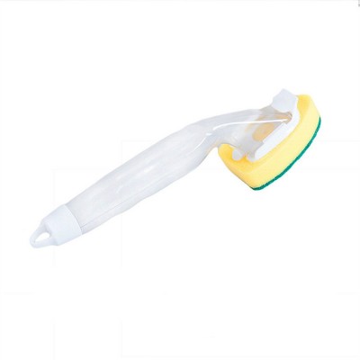 Long Handle Automatic Cleaning Replaceable Brush Head Water Sponge Brush For Dish Cleaning